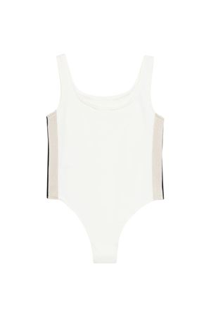 body in tessuto bianco PALM ANGELS KIDS | PGBD00CS26FLE001002